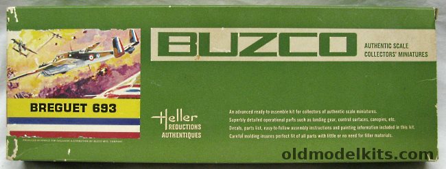 Heller 1/72 Breguet 693 - Buzco Issue, 201-200 plastic model kit
